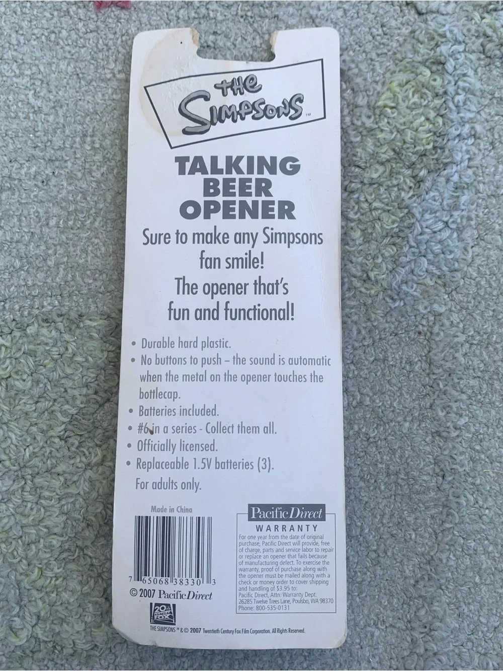 Simpsons vintage homer